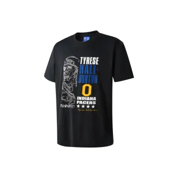 NBA Player Number Series T Shirts Unisex Black