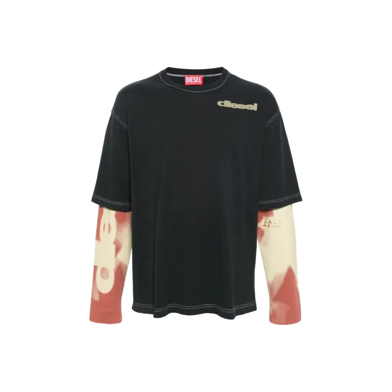 DIESEL T Shirts Men Black-0