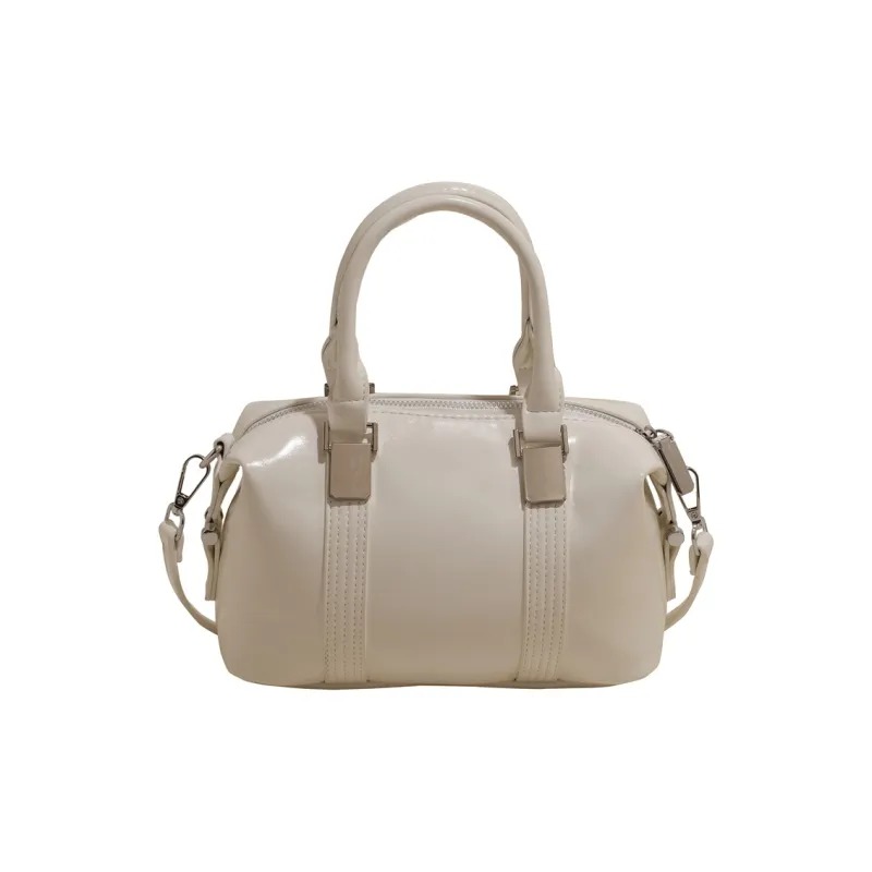 Yalu PU Handbag Women's Black/Light Yellow/Light Pink/White-22