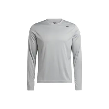 Reebok Training Long Sleeve Tech T-Shirt Men's Gray
