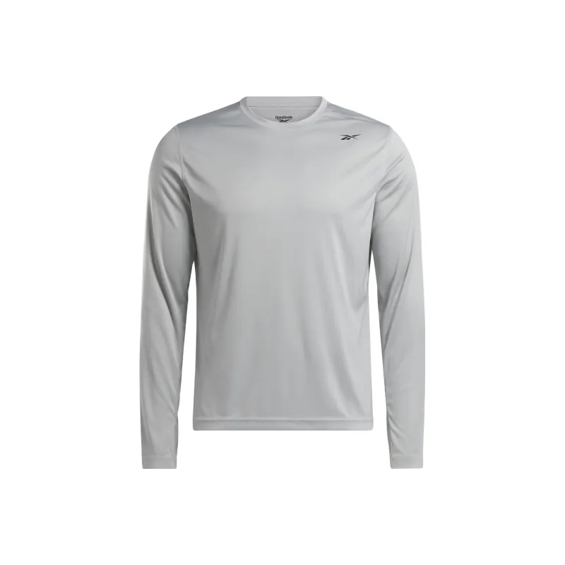Reebok Training Long Sleeve Tech T-Shirt Men's Gray-0