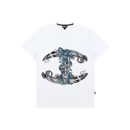 Just Cavalli T Shirt Unisex White