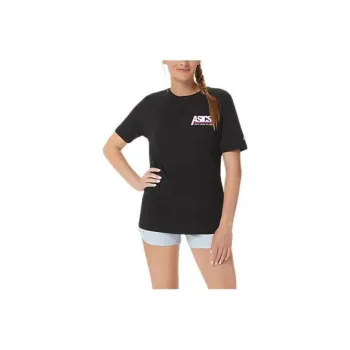 Asics Unisex Short Sleeve T-Shirts Unisex Black