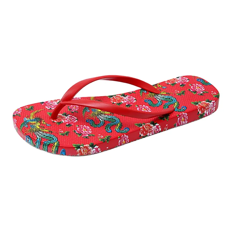Ailise Sandal Slippers Leopard Print/Rabbit/Large Red Flower-10