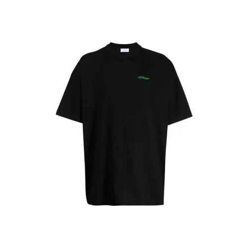 OFF WHITE Moon Tab Cotton T shirt