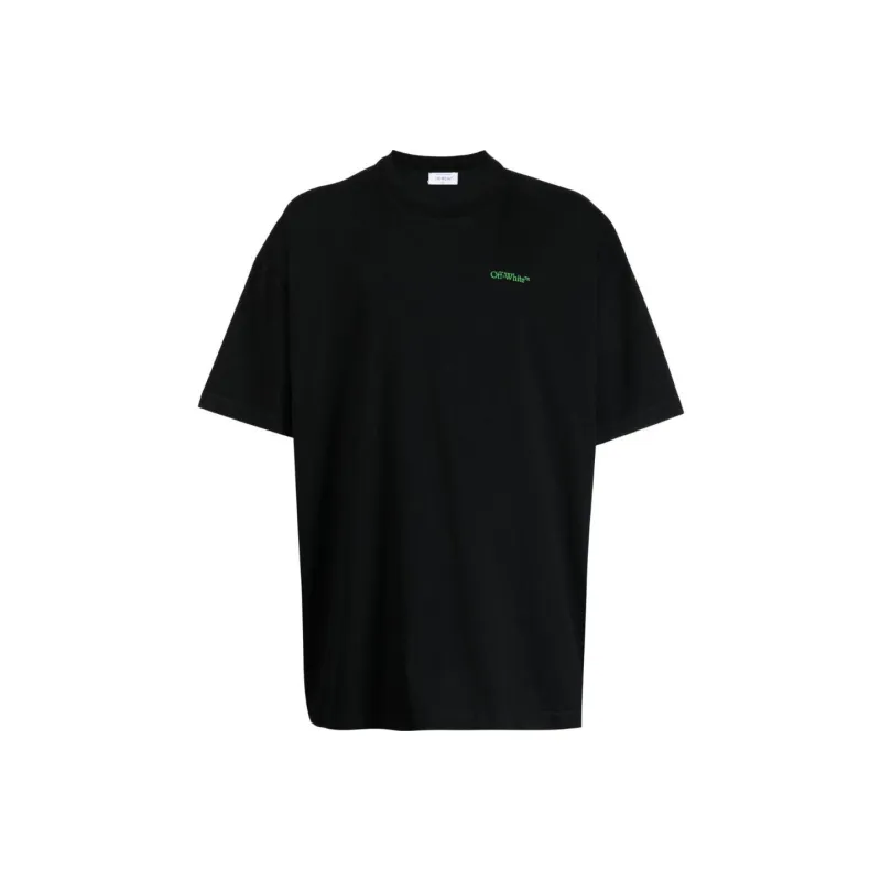 OFF WHITE Moon Tab Cotton T shirt-0