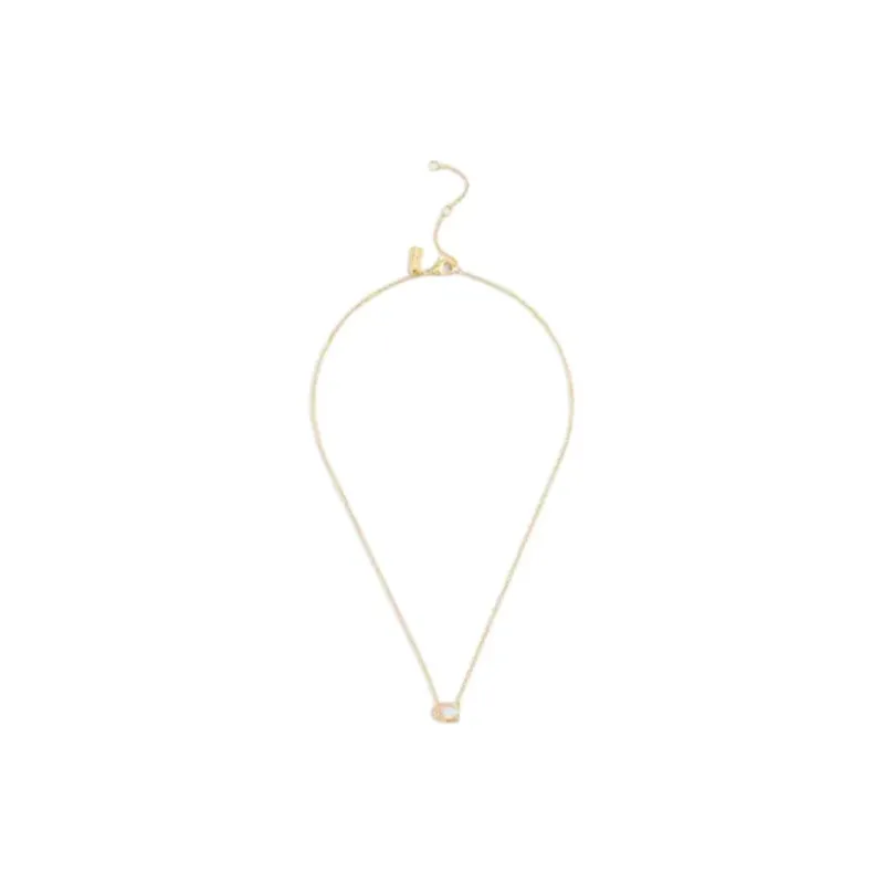 COACH Gold Plated Brass Necklaces Women's Gold-1