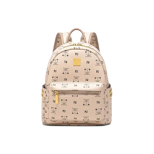 CLEVER& KETCH PU Backpack Women's Apricot/Brown