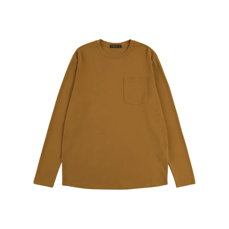 Boss Sen T-Shirt Plus Size Fall And Winter Men's Earth Yellow-0