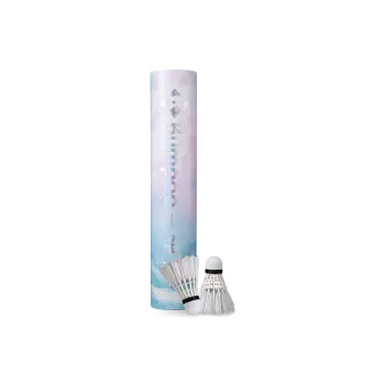 KUMPOO Nebula Series Goose Feather Shuttlecock 10 Pack Goose Feather Everyday Shuttlecocks