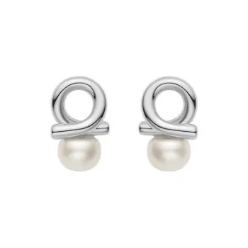 ZHOUBAIFU Pearl Stud Earrings Unisex