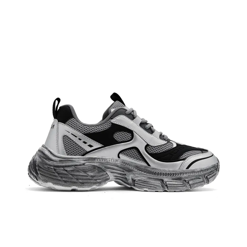K bird Breathable Height Increasing Lightweight Low Top Chunky Sneakers Men's-7
