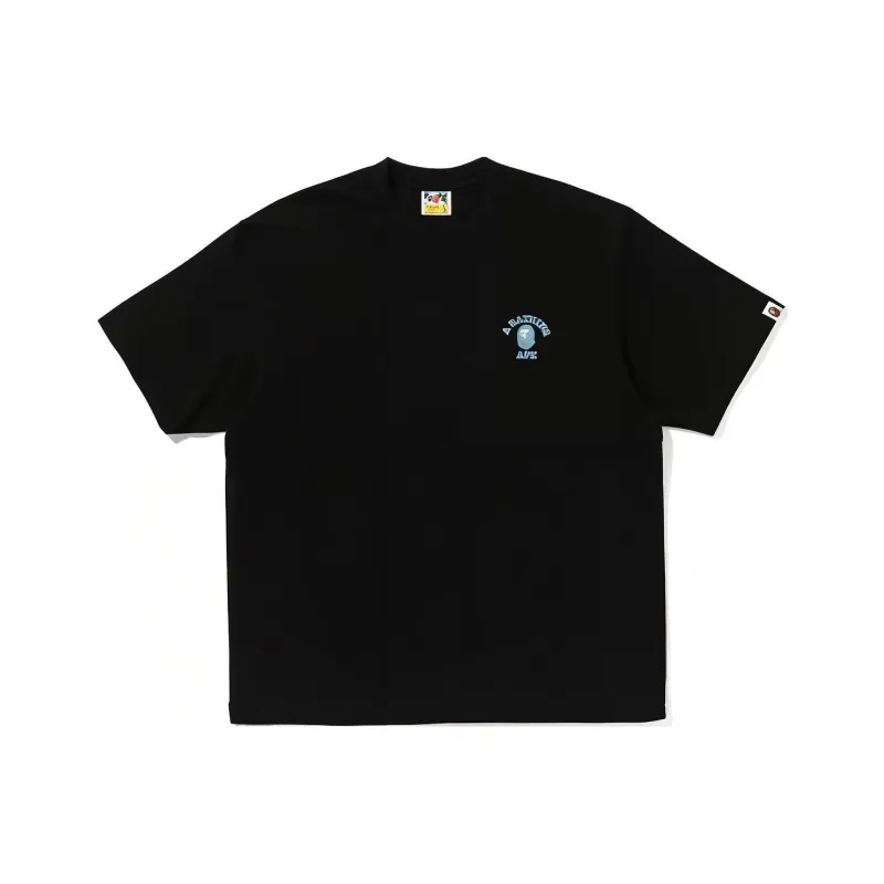 A BATHING APE College One Point Relaxed Fit Tee-0