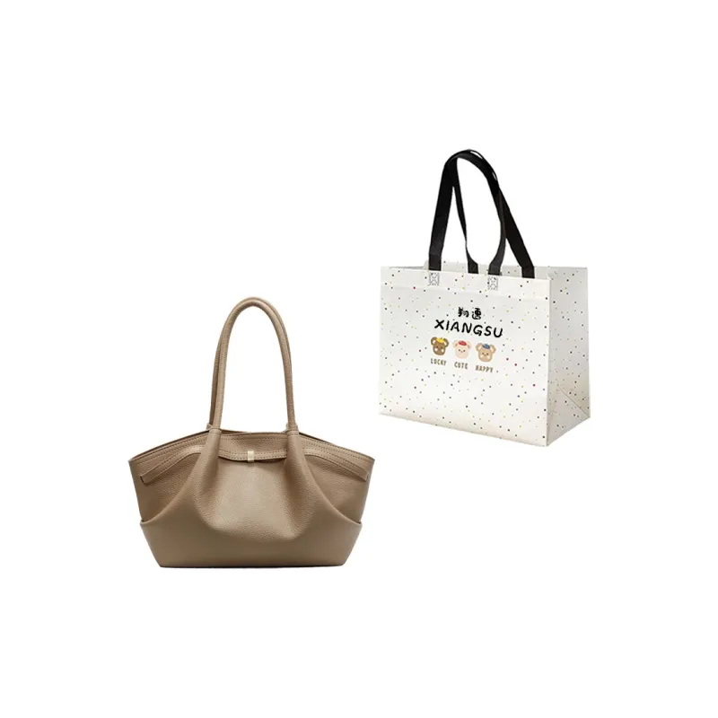 XIANGSU Pu Shoulder Bag Regular Women's White/Black/Red/Khaki/Coffee-18