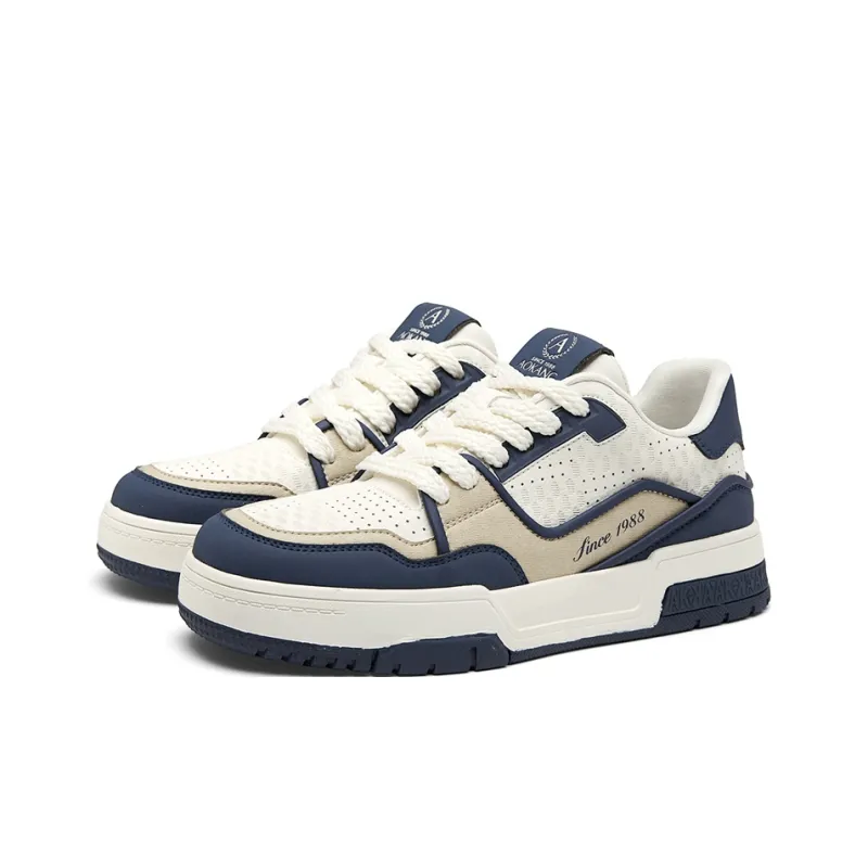 AOKANG Air Force One Series Anti Slip And Wear Resistant Lightweight Height Increasing Low Top Skateboard Shoes Men's-9