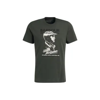 BARBOUR T-Shirts Men Green