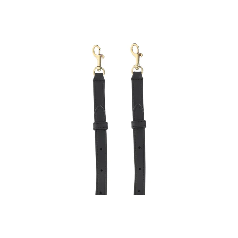 Balenciaga Leather Shoulder Straps Women's Black-0