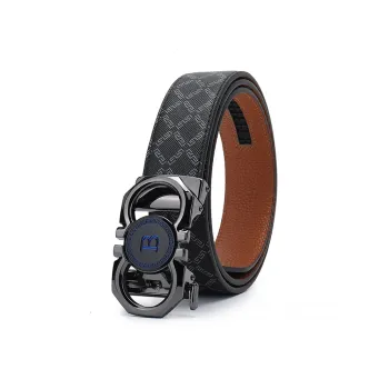 JONNY MOORE Top Grain Cow Leather Belts Unisex 3.5CM