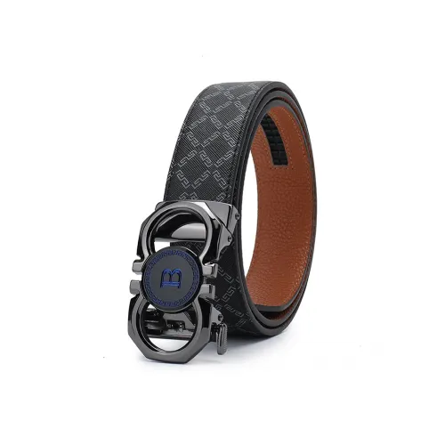 JONNY MOORE Top Grain Cow Leather Belts Unisex 3.5CM