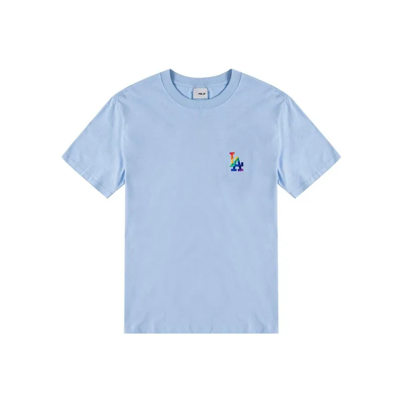 MLB Los Angeles Dodgers T Shirts Unisex Light Blue-0