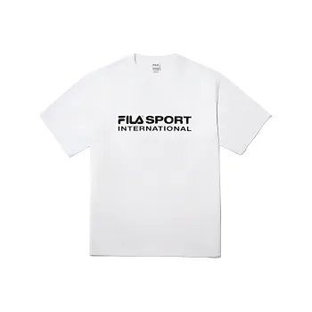 FILA T Shirts Unisex White