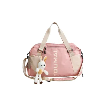 Deli Bear Nylon Travel Bag Unisex Pink/Dark Blue/Purple/Black/Red/Light Blue/Khaki