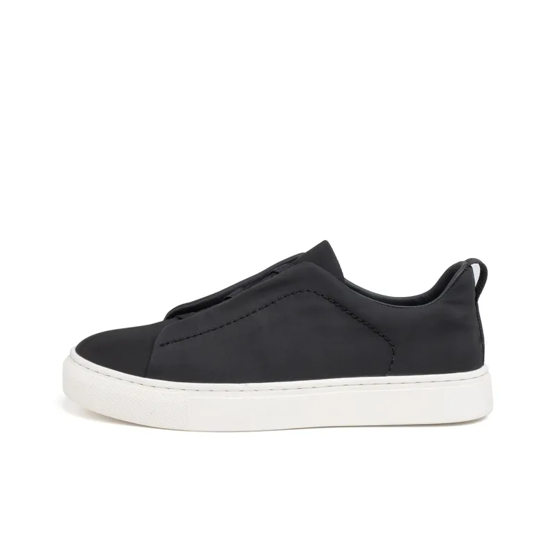 FED Lightweight Low Top Skateboard Shoes Men's Black-0