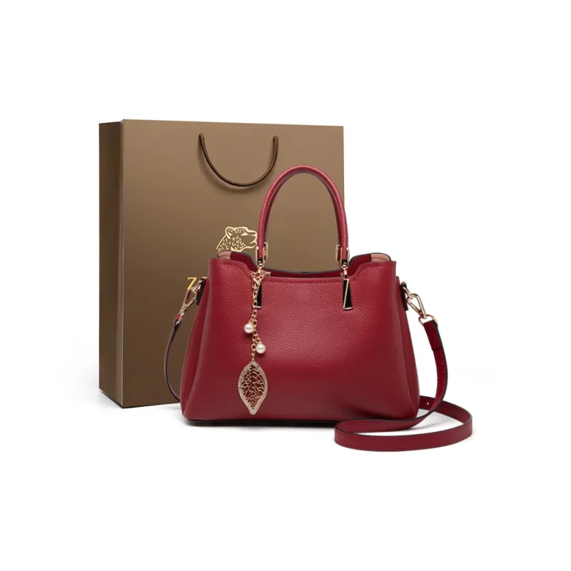 ZOOLER Top Grain Cow Leather Handbag Regular Women's Multicolor-5