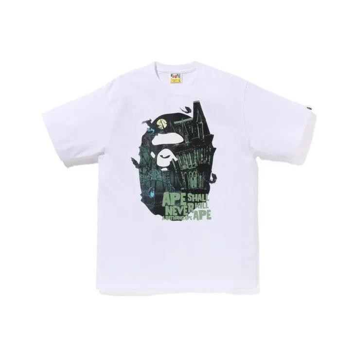 Bape Halloween Bape Mansion Ape Head Tee-2