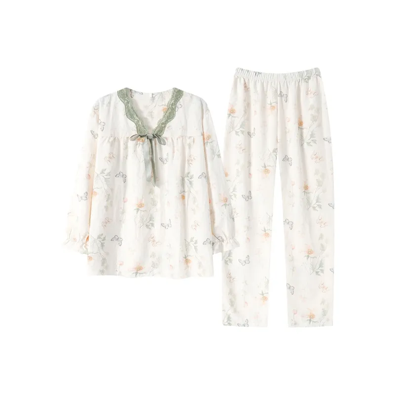 Herbal Primer Pajama Set Women's Combo Set-5