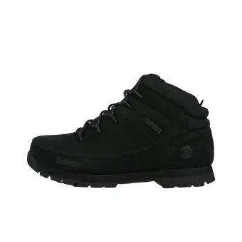 Timberland Euro Sprint Cushioning, Wear Resistant Mid Top Hiking Shoes Women's Black