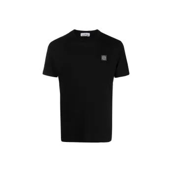STONE ISLAND Compass Patch Crewneck T Shirt