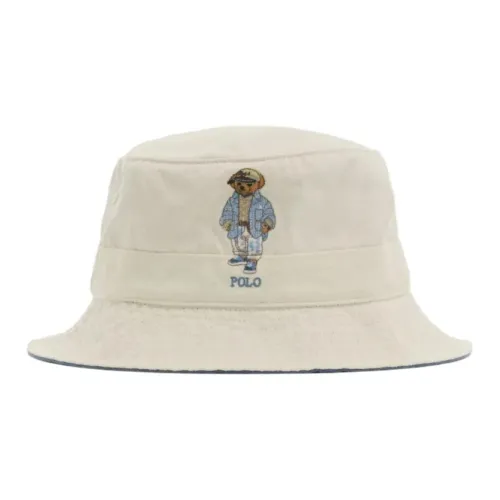 Polo Ralph Lauren Cotton Bucket Hats Men's White