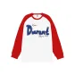 White Body with Red Sleeves