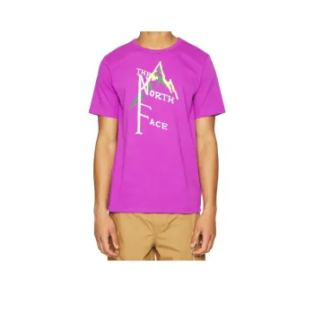 THE NORTH FACE Men's Short Sleeve 1966 Ringer T Shirt Tee T Shirt Men's Purple