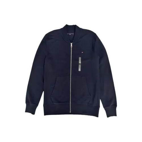 Tommy FW0FW06019 Baseball Jacket Men's Navy Blue
