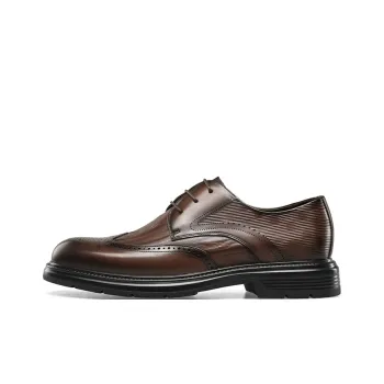 KANGNAI Dress Shoes Men Black/Brown