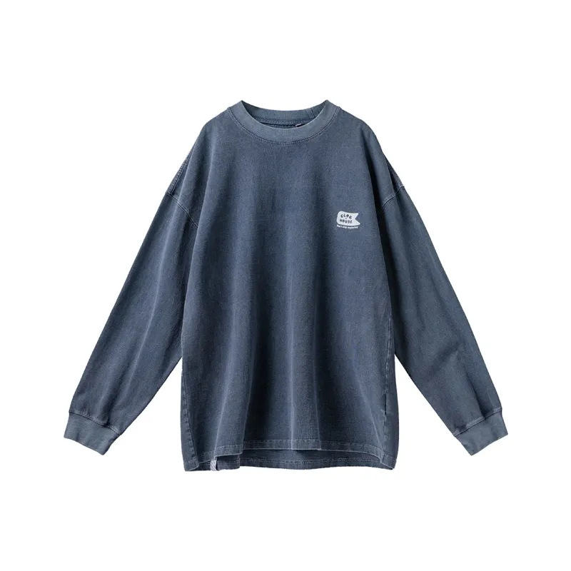 CLOR T Shirts Unisex Navy Blue-0