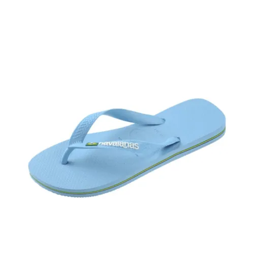 Havaianas Brazil Logo Flip Flops Women's Blue