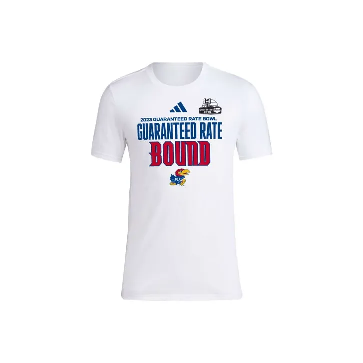 Adidas Kansas Bowl Bound Tee T-Shirt Men's White-0
