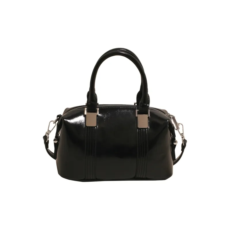 Yalu PU Handbag Women's Black/Light Yellow/Light Pink/White-1