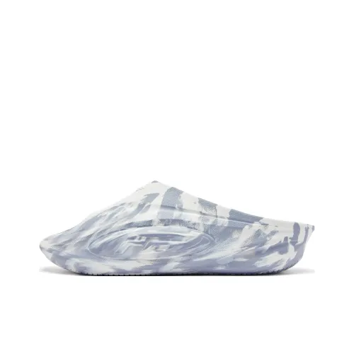QIAODAN FE Slippers Abrasion Resistant Slip Resistant Quick Dry Slide Slippers Men's White Gray