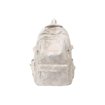 Tonlion Nylon Backpack Large Size Unisex Black/White/Green