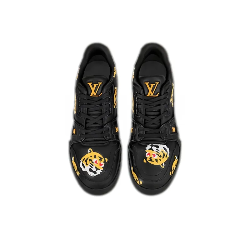 LOUIS VUITTON Lv Trainer Nigo Black Tiger Monogram-2