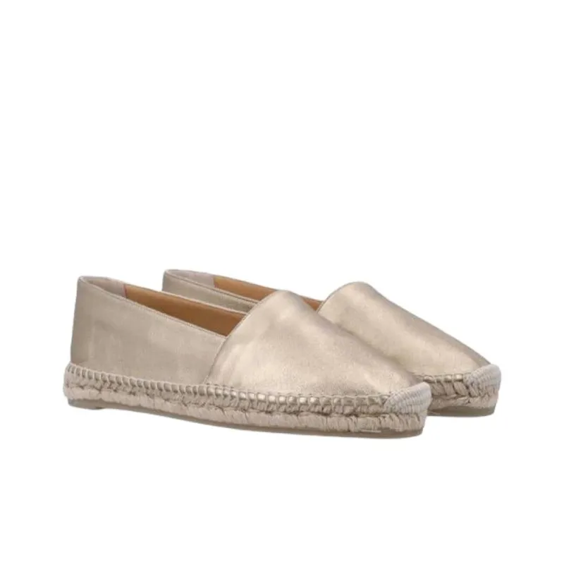 Castañer Oro Espadrilles Women's Gold-3