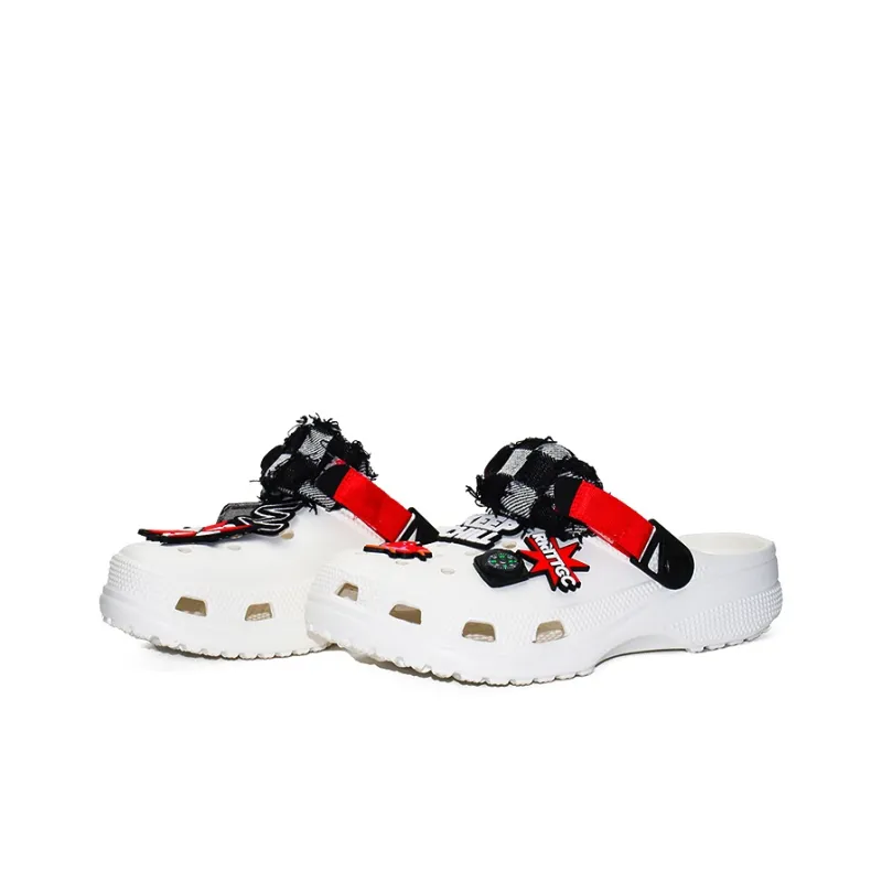 OUBT Creative Compass Clogs Men's White-1