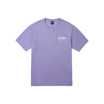 FILA T Shirts Unisex Purple