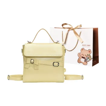 ERANGBEAR PU Backpack Small Size Women's Multicolor