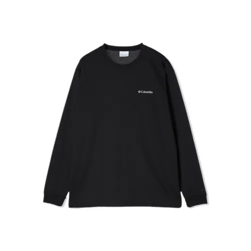 Columbia T Shirt Men's Black Back Printing