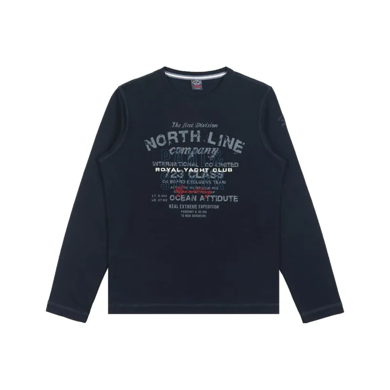 Paul & Shark Yachting T Shirt Unisex Blue-0